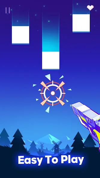 Beat Fire - Edm Gun Music Game МОД/Взлом [Много монет, Открытые уровни и Мега MOD] Screenshot 1
