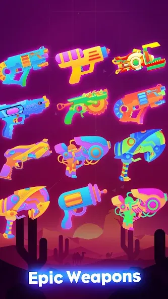 Beat Fire - Edm Gun Music Game МОД/Взлом [Много монет, Открытые уровни и Мега MOD] Screenshot 5