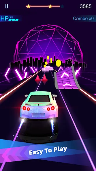 Music Racing GT: EDM & Cars (Музыка Гонок ГТ) МОД/Взлом [Деньги, Монеты и Меню MOD] Screenshot 1