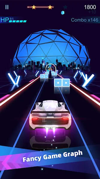 Music Racing GT: EDM & Cars (Музыка Гонок ГТ) МОД/Взлом [Деньги, Монеты и Меню MOD] Screenshot 3