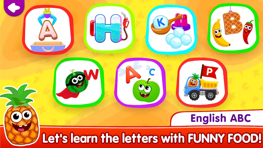 ABC kids! Alphabet learning! МОД/Взлом [Много денег, Монет и Все открыто] Screenshot 1