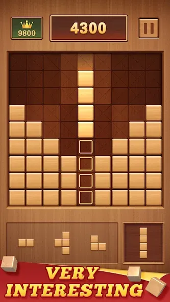 Wood Block 99 - Sudoku Puzzle (Вуд Блок 99) МОД/Взлом [Деньги, Монеты и Меню MOD] Screenshot 1