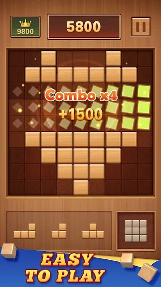 Wood Block 99 - Sudoku Puzzle (Вуд Блок 99) МОД/Взлом [Деньги, Монеты и Меню MOD] Screenshot 3
