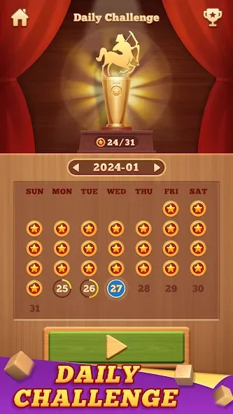 Wood Block 99 - Sudoku Puzzle (Вуд Блок 99) МОД/Взлом [Деньги, Монеты и Меню MOD] Screenshot 5