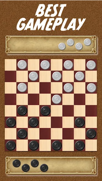 Checkers - Damas МОД/Взлом [Меню, Бесконечные монеты и Открытые уровни] Screenshot 2
