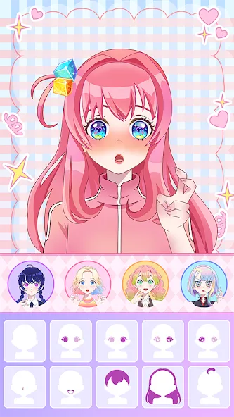 Anime Avatar Maker ASMR (Аниме Аватар Мейкер АСМР) МОД/Взлом [Много денег, Монет и Все открыто] Screenshot 2