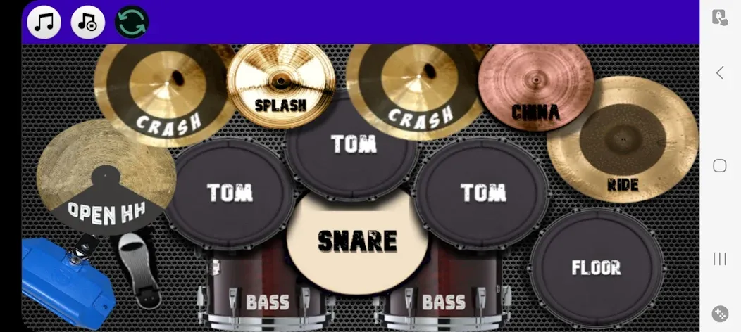 Drum Studio: Bateria Virtual (Драм студио) МОД/Взлом [Бесконечные деньги, Монеты и Мега MOD] Screenshot 1