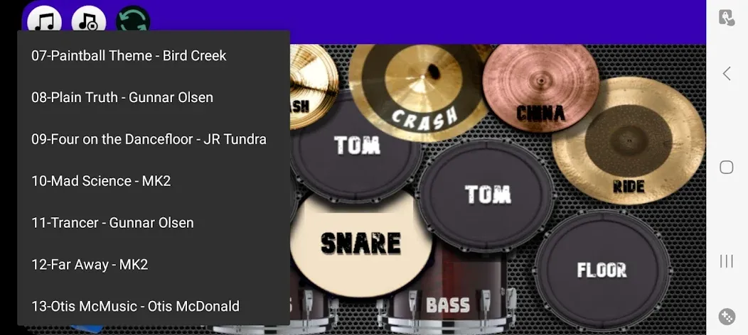 Drum Studio: Bateria Virtual (Драм студио) МОД/Взлом [Бесконечные деньги, Монеты и Мега MOD] Screenshot 2