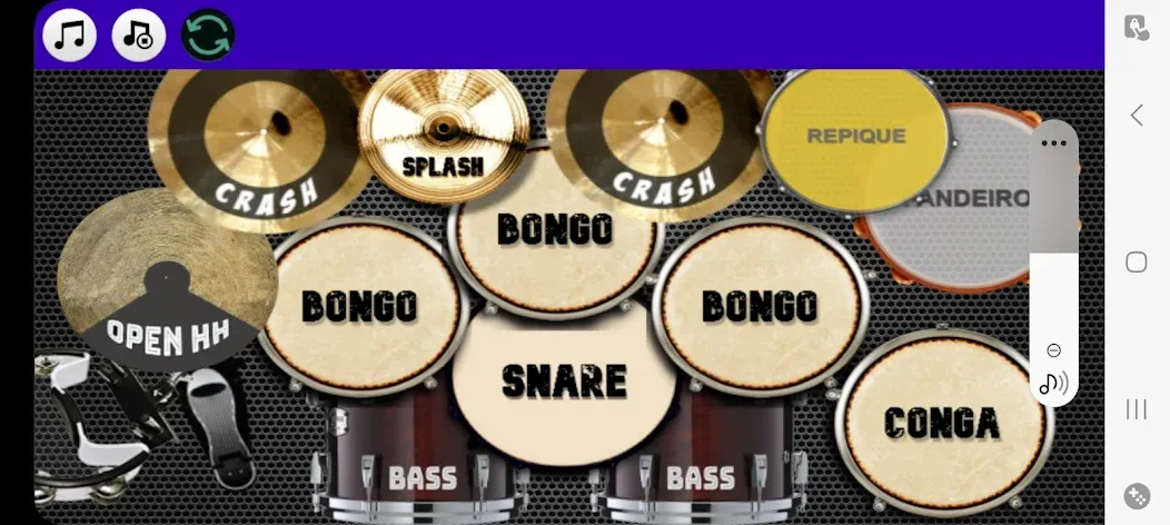 Drum Studio: Bateria Virtual (Драм студио) МОД/Взлом [Бесконечные деньги, Монеты и Мега MOD] Screenshot 3