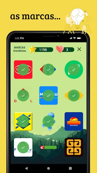 Quiz Brasil (Квиз Бразилия) МОД/Взлом [Все открыто, Дополнительные деньги и Меню MOD] Screenshot 4