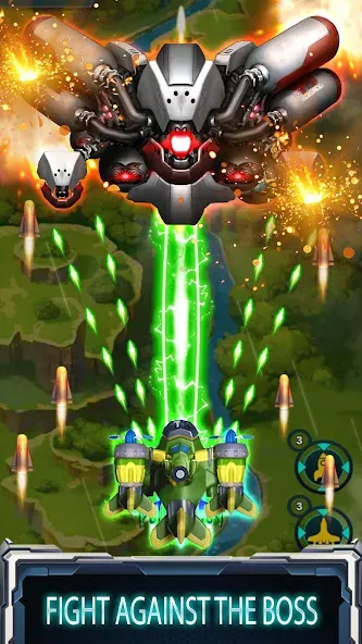 Skyforce Invaders (Скаифорс Инвейдерс) МОД/Взлом [Все открыто, Дополнительные деньги и Меню MOD] Screenshot 4