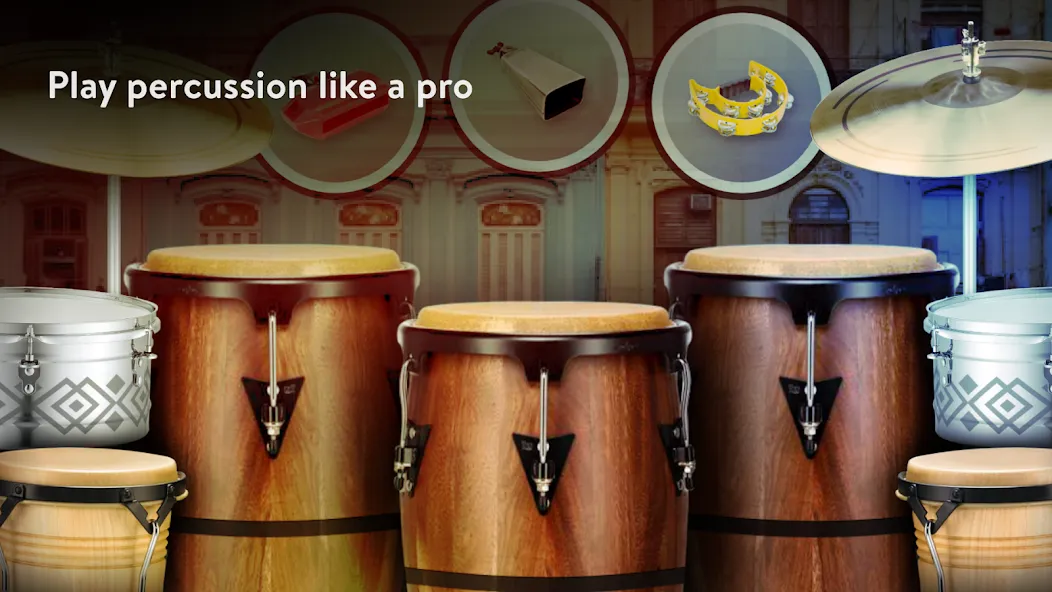 Real Percussion: instruments (Реал Перкуссион) МОД/Взлом [Много денег, Монет и Все открыто] Screenshot 1