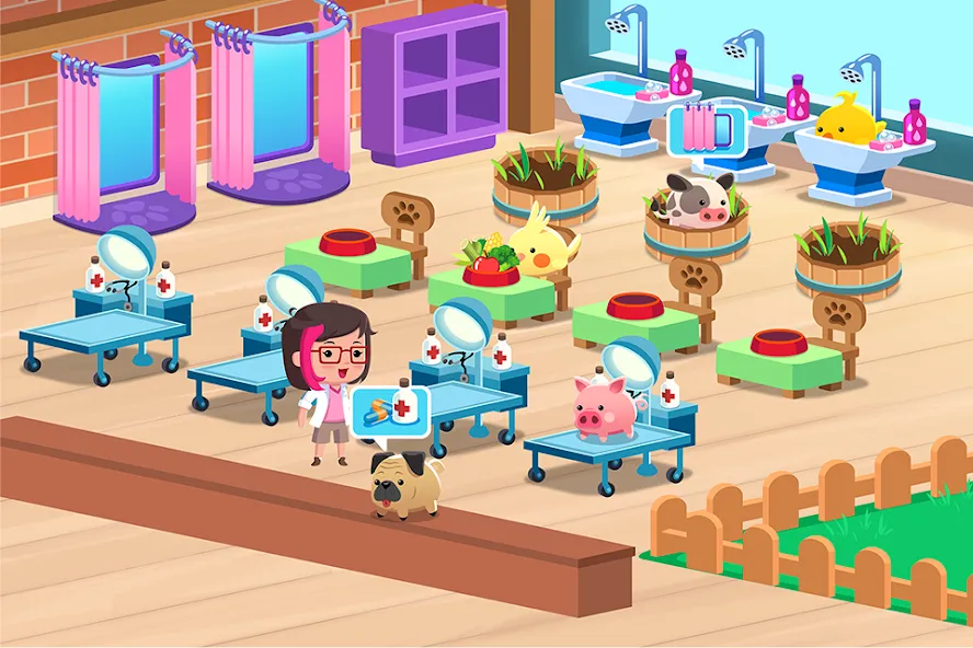 Animal Rescue: Pet Shop Story (Анимал Рескью) МОД/Взлом [Бесконечные деньги, Монеты и Мега MOD] Screenshot 5