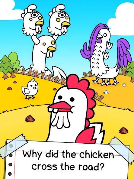 Chicken Evolution: Idle Game (Чикен Эволюшн) МОД/Взлом [Деньги, Монеты и Меню MOD] Screenshot 5