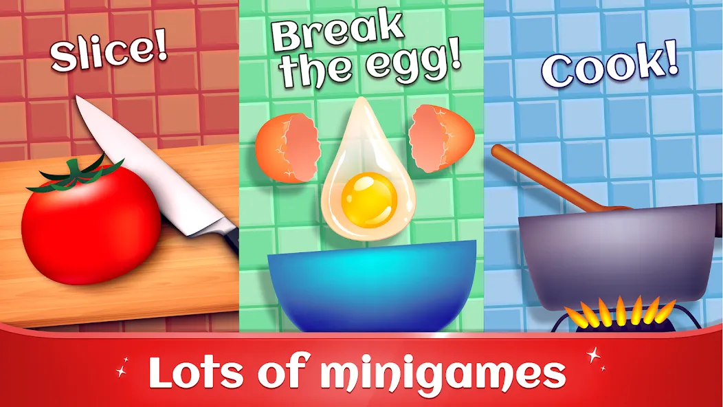 Cookbook Master: Cooking Games (Кулинарный Мастер) МОД/Взлом [Много денег, Монет и Все открыто] Screenshot 4