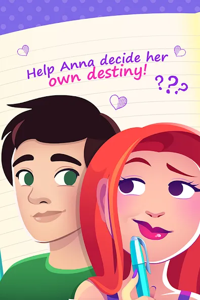Dear Diary: Interactive Story (Дир Дайри) МОД/Взлом [Меню, Бесконечные монеты и Открытые уровни] Screenshot 1
