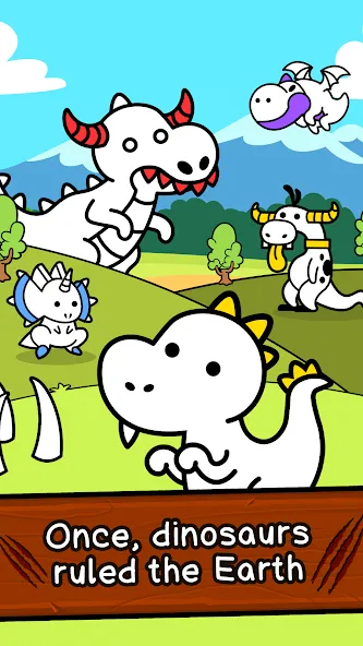 Dino Evolution: Dinosaur Game (Дино Эволюшн) МОД/Взлом [Много денег, Монет и Все открыто] Screenshot 1