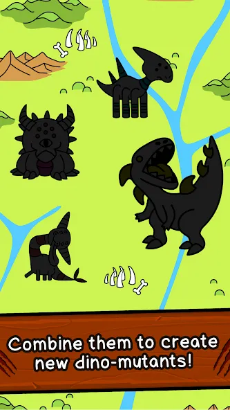 Dino Evolution: Dinosaur Game (Дино Эволюшн) МОД/Взлом [Много денег, Монет и Все открыто] Screenshot 3