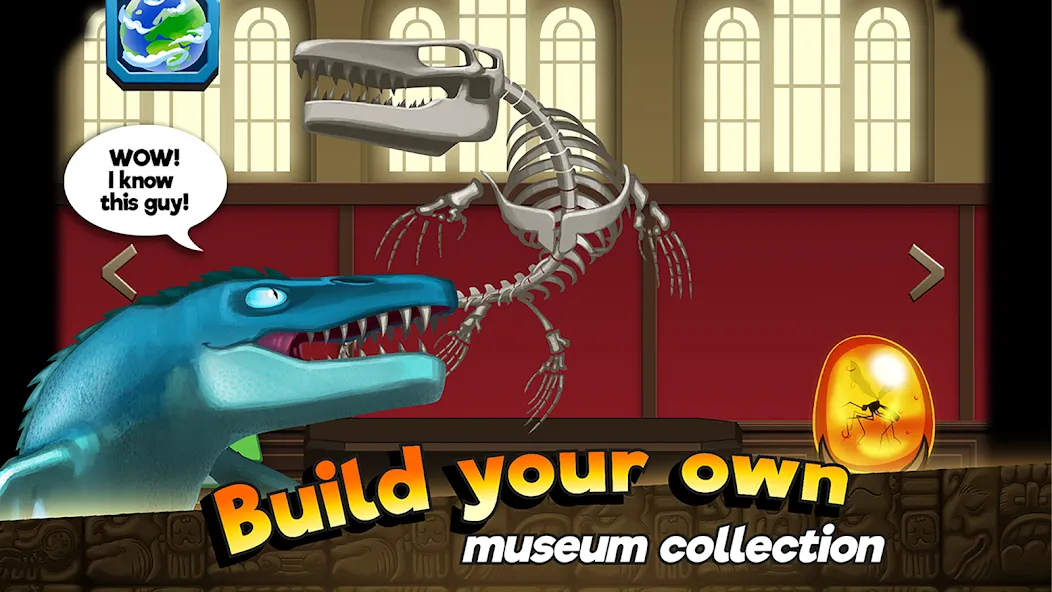 Dino Quest: Dig Dinosaur Game (Дино Квест) МОД/Взлом [Все открыто, Дополнительные деньги и Меню MOD] Screenshot 4
