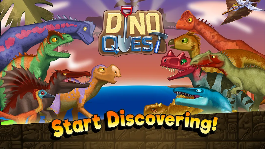 Dino Quest: Dig Dinosaur Game (Дино Квест) МОД/Взлом [Все открыто, Дополнительные деньги и Меню MOD] Screenshot 5