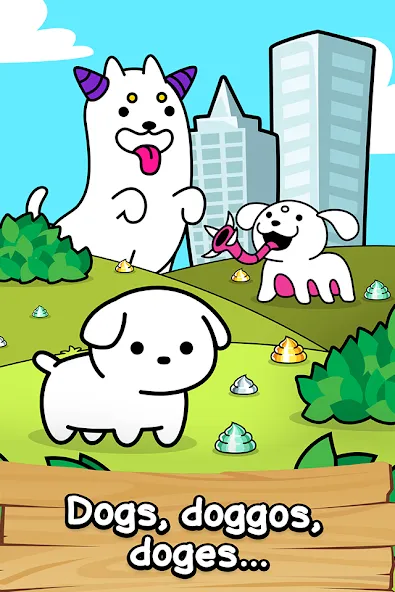 Dog Evolution: Idle Merge Game (Дог Эволюшн) МОД/Взлом [Меню, Бесконечные монеты и Открытые уровни] Screenshot 1