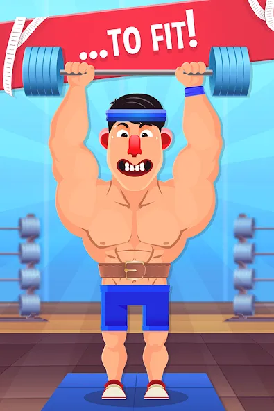 Fat No More: Sports Gym Game! (Фэт Но Море) МОД/Взлом [Все открыто, Дополнительные деньги и Меню MOD] Screenshot 2
