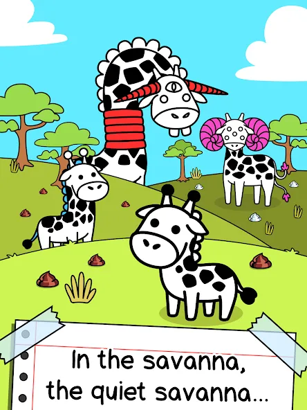 Giraffe Evolution: Idle Game (Жираф Эволюция) МОД/Взлом [Много денег, Монет и Все открыто] Screenshot 5
