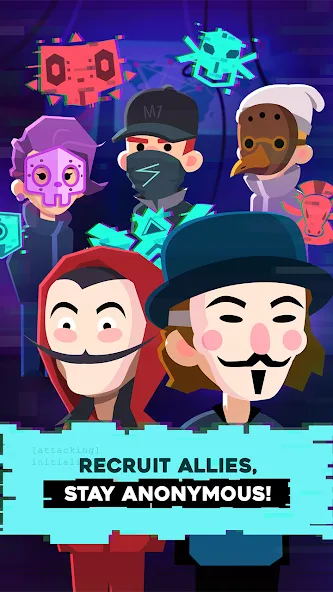 Hacking Hero: Hacker Clicker (Хакинг герой) МОД/Взлом [Деньги, Монеты и Меню MOD] Screenshot 3