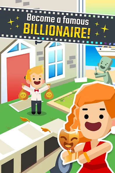 Hollywood Billionaire: Be Rich (Холливудский миллиардер) МОД/Взлом [Меню, Бесконечные монеты и Открытые уровни] Screenshot 2