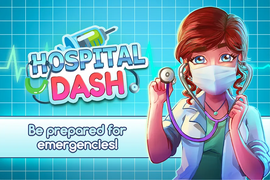 Hospital Dash Tycoon Simulator (Хоспиталь Даш Тайкун Симулятор) МОД/Взлом [Деньги, Монеты и Меню MOD] Screenshot 1
