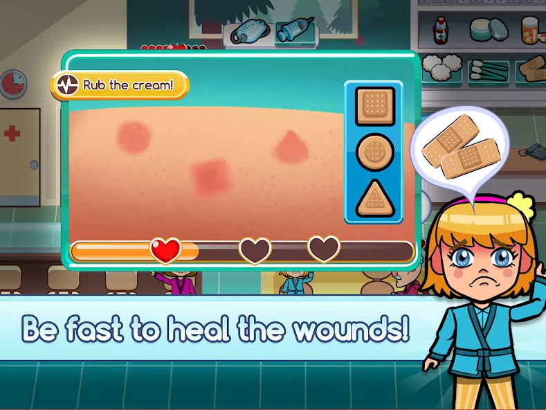 Hospital Dash Tycoon Simulator (Хоспиталь Даш Тайкун Симулятор) МОД/Взлом [Деньги, Монеты и Меню MOD] Screenshot 3