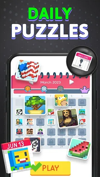 Nonogram Logic Pic: Pictogram (Нонограм Логик Пик) МОД/Взлом [Много денег, Монет и Все открыто] Screenshot 3