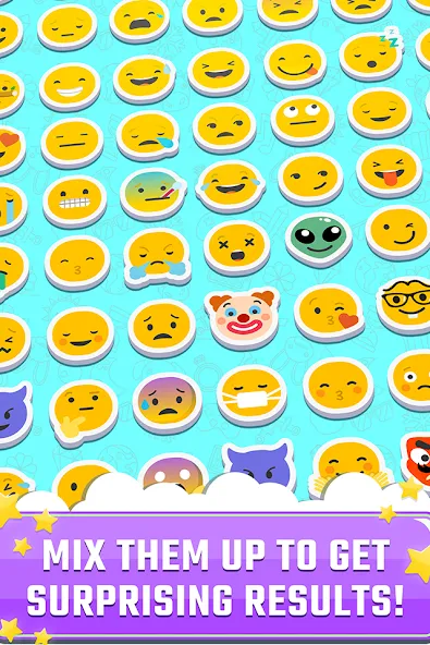 Match The Emoji: Combine All (Мэтч Зэ Имоджи) МОД/Взлом [Много денег, Монет и Все открыто] Screenshot 3