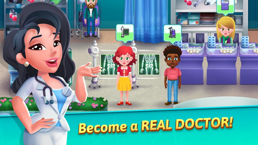 Medicine Dash: Hospital Game (Медицинский Дэш) МОД/Взлом [Много денег, Монет и Все открыто] Screenshot 1