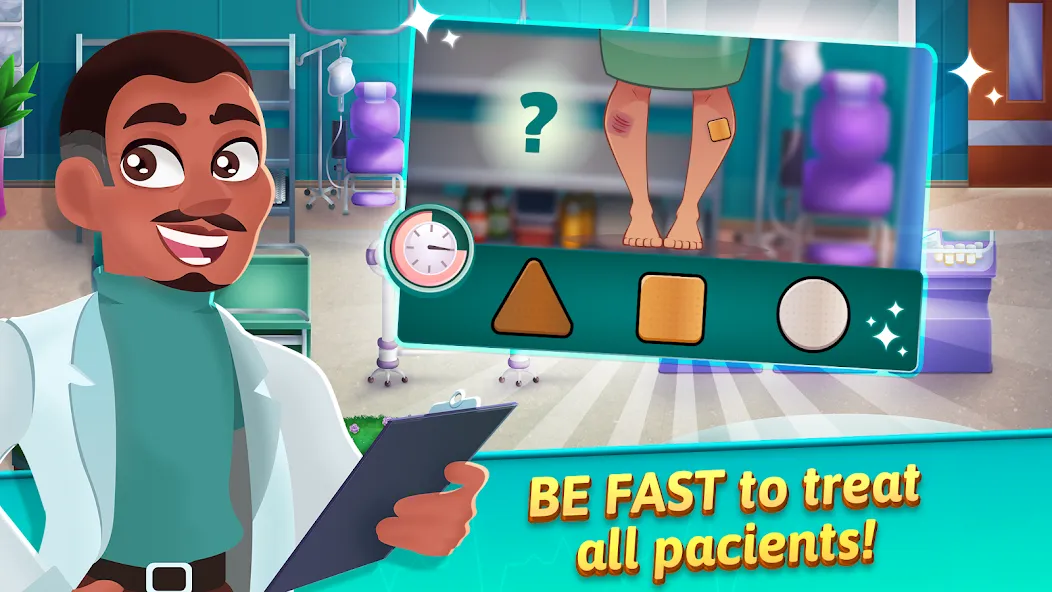 Medicine Dash: Hospital Game (Медицинский Дэш) МОД/Взлом [Много денег, Монет и Все открыто] Screenshot 2