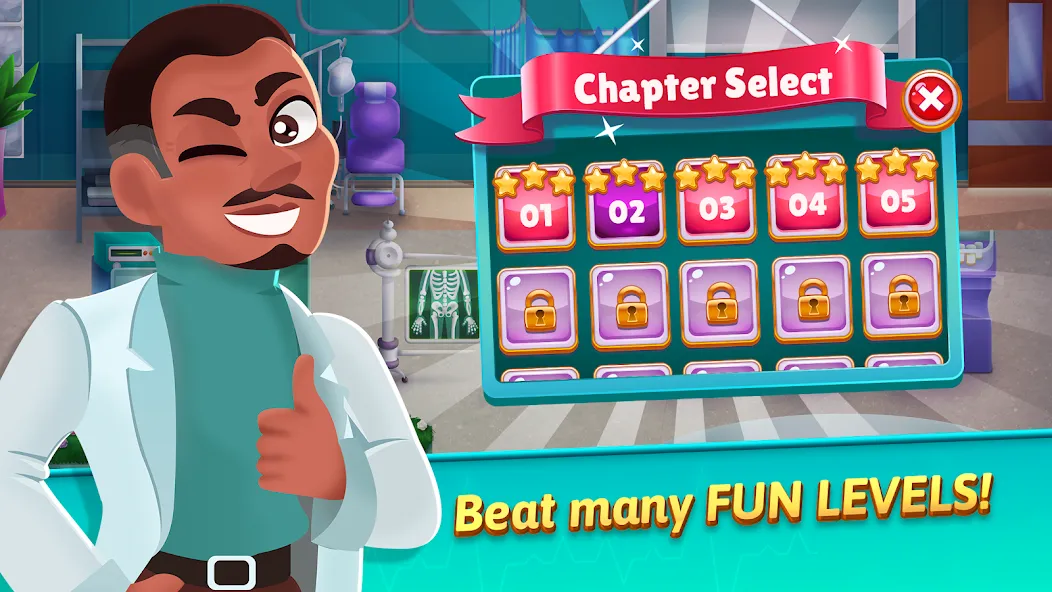 Medicine Dash: Hospital Game (Медицинский Дэш) МОД/Взлом [Много денег, Монет и Все открыто] Screenshot 4