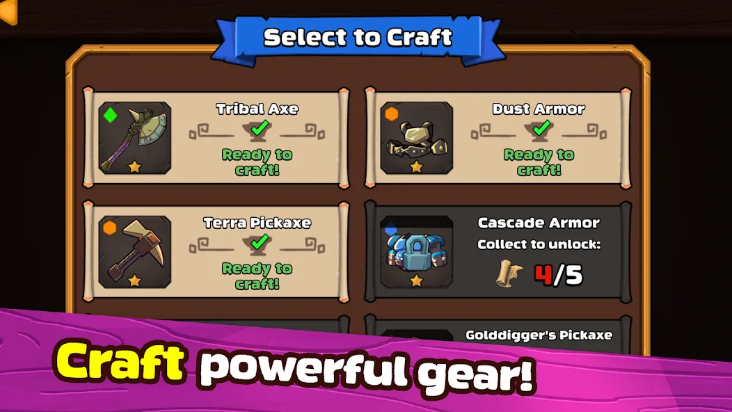 Mine Quest 2: RPG Mining Game (Мине Квест 2) МОД/Взлом [Бесконечные деньги, Монеты и Мега MOD] Screenshot 5