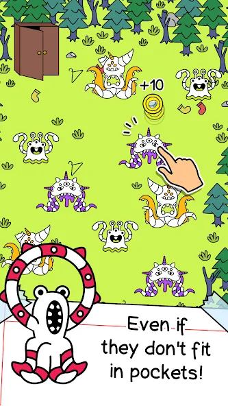 Monster Evolution: Merge Game (Монстер Эволюшн) МОД/Взлом [Деньги, Монеты и Меню MOD] Screenshot 2