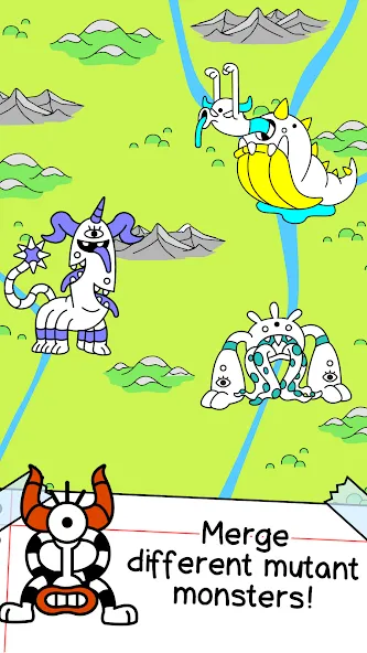 Monster Evolution: Merge Game (Монстер Эволюшн) МОД/Взлом [Деньги, Монеты и Меню MOD] Screenshot 3