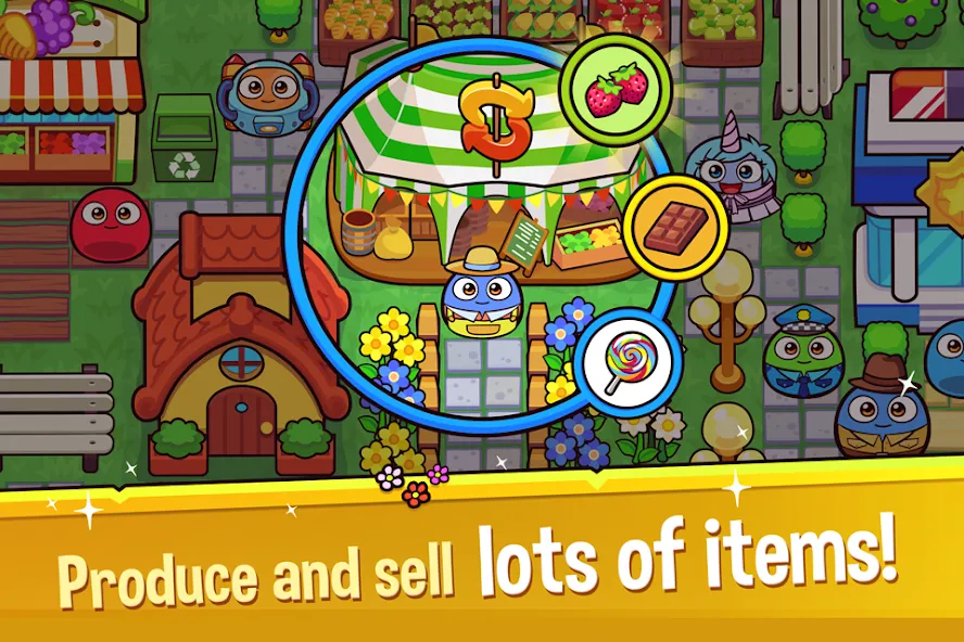 My Boo Town: City Builder Game (Май Бу Таун) МОД/Взлом [Много денег, Монет и Все открыто] Screenshot 5