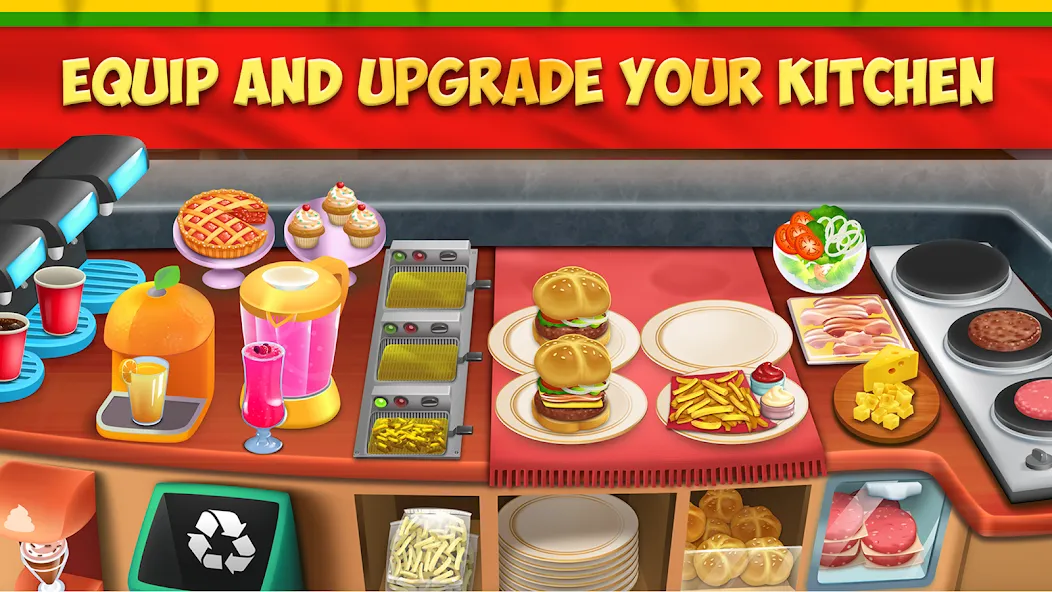My Burger Shop 2: Food Game (Мой Бургер Шоп 2) МОД/Взлом [Много денег, Монет и Все открыто] Screenshot 4