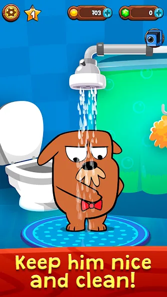 My Grumpy: Funny Virtual Pet (Май Грампи) МОД/Взлом [Меню, Бесконечные монеты и Открытые уровни] Screenshot 4