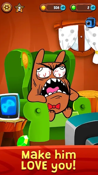 My Grumpy: Funny Virtual Pet (Май Грампи) МОД/Взлом [Меню, Бесконечные монеты и Открытые уровни] Screenshot 5