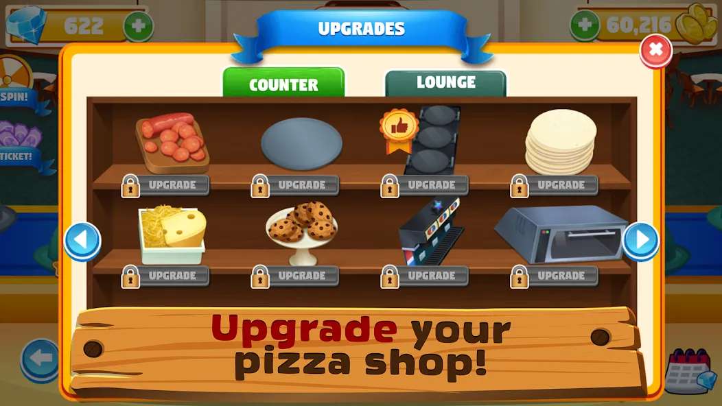 My Pizza Shop 2: Food Games (Мой Пиццерия 2) МОД/Взлом [Много денег, Монет и Все открыто] Screenshot 3