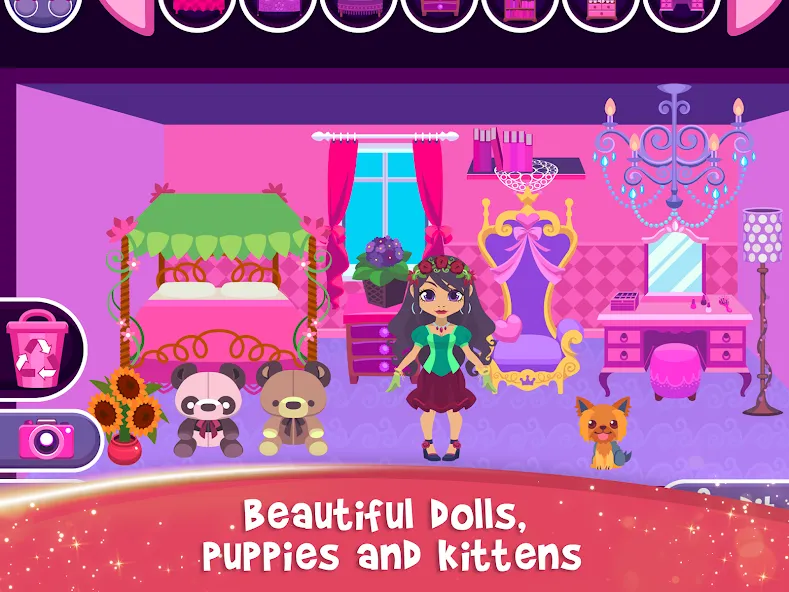 My Princess Castle: Doll Game (Мой Принцессин Замок) МОД/Взлом [Много монет, Открытые уровни и Мега MOD] Screenshot 4