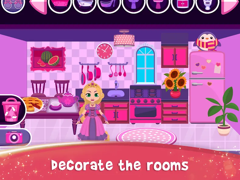 My Princess Castle: Doll Game (Мой Принцессин Замок) МОД/Взлом [Много монет, Открытые уровни и Мега MOD] Screenshot 5