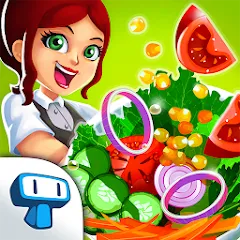 Скачать Взломанная My Salad Bar: Veggie Food Game (Много денег) на Андроид бесплатно