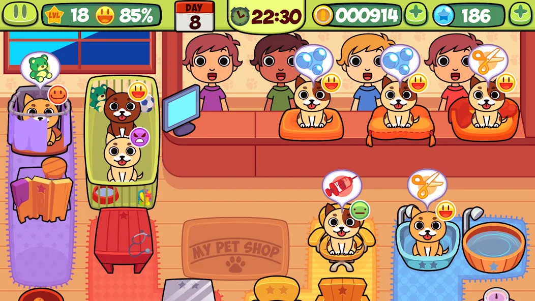 My Virtual Pet Shop: Animals (Мой Виртуальный Зоомагазин) МОД/Взлом [Бесконечные деньги, Монеты и Мега MOD] Screenshot 2