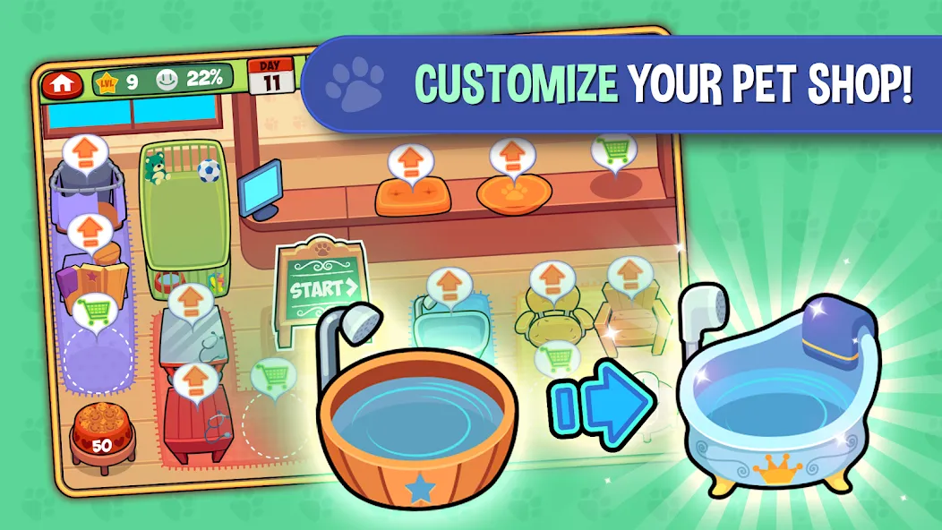 My Virtual Pet Shop: Animals (Мой Виртуальный Зоомагазин) МОД/Взлом [Бесконечные деньги, Монеты и Мега MOD] Screenshot 3
