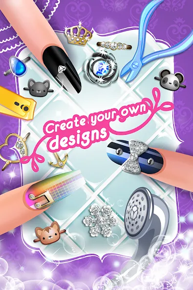 My Nail Makeover: Nail Salon (Моя маникюрная переменка) МОД/Взлом [Все открыто, Дополнительные деньги и Меню MOD] Screenshot 3